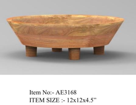 Cutlery wooden bowl and spoon set